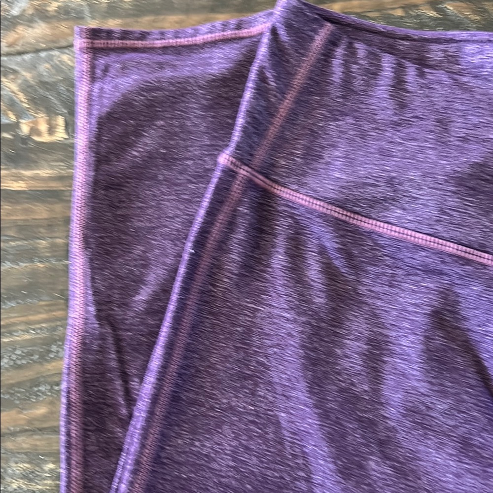 Athleta purple heather capri leggings small